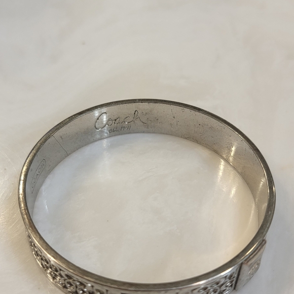 COACH Authentic Silver Bangle - Picture 2 of 3